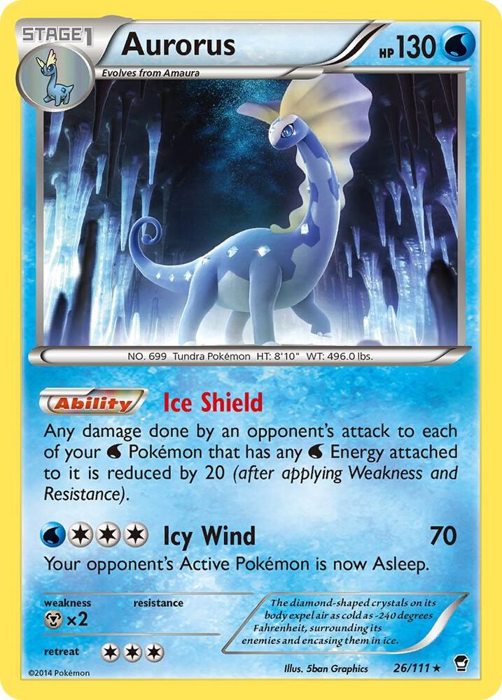 Aurorus 26/111 card