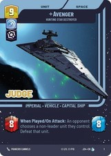 Avenger Hunting Star Destroyer 1 card