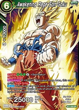 Awakening Rage Son Goku BT1-059 card