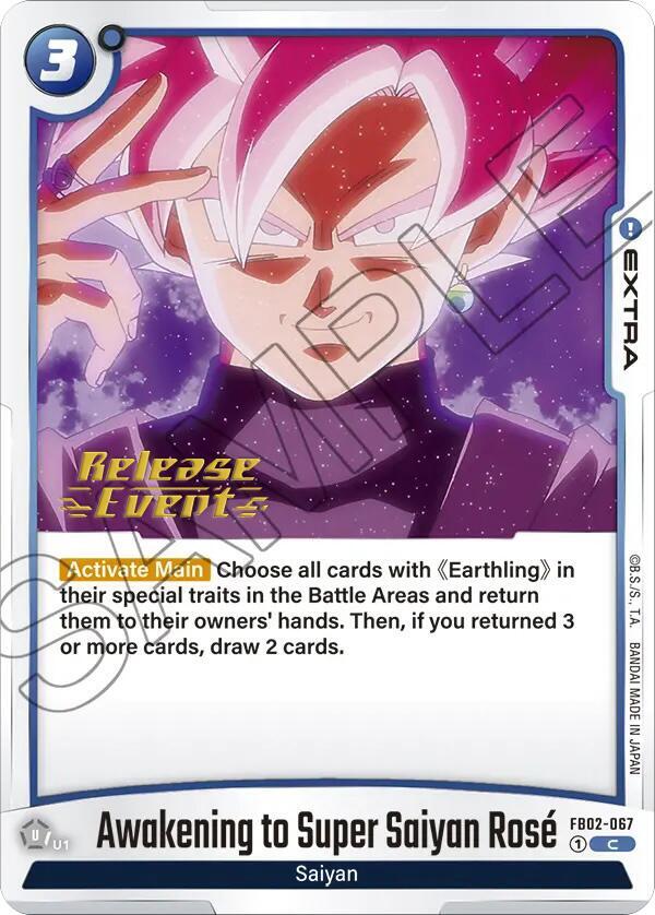 Awakening to Super Saiyan Rose FB02-067