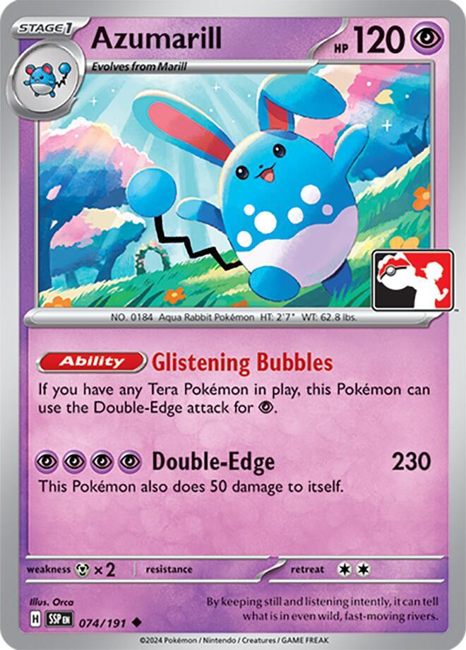 Azumarill 074/191 card