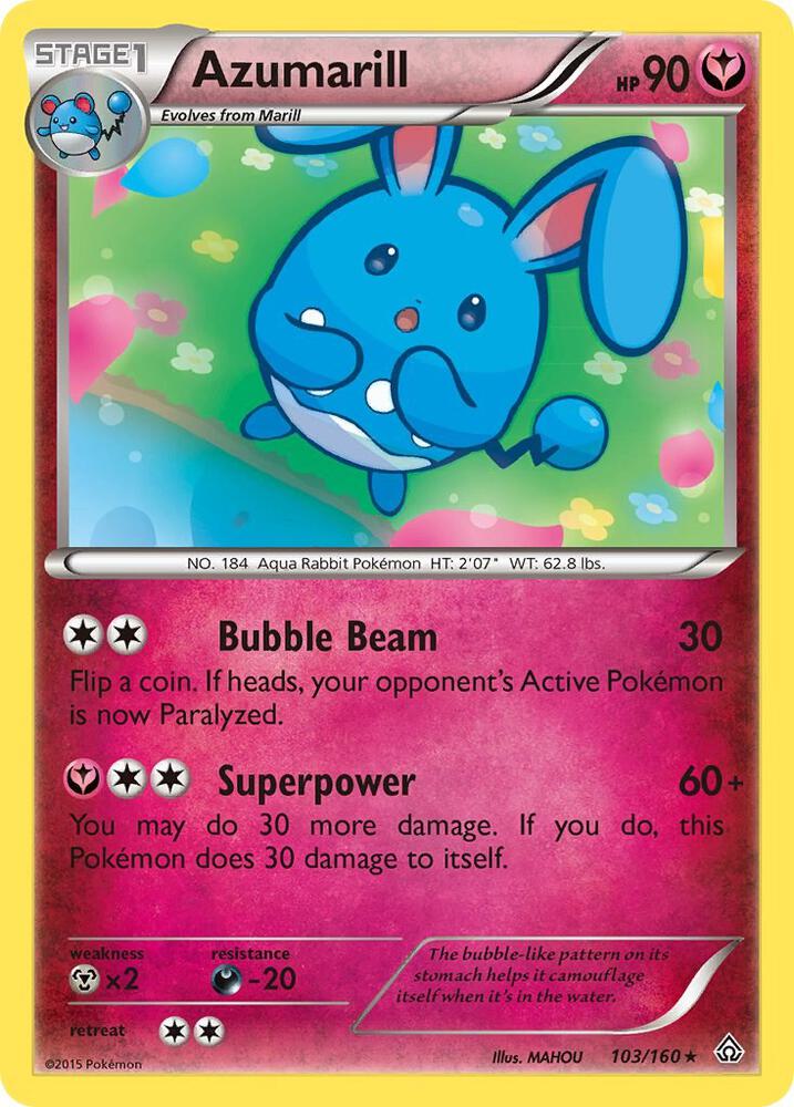 Azumarill 103/160 card