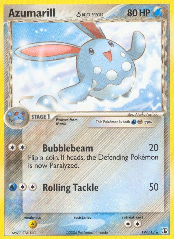 Azumarill Delta Species 19/113 card