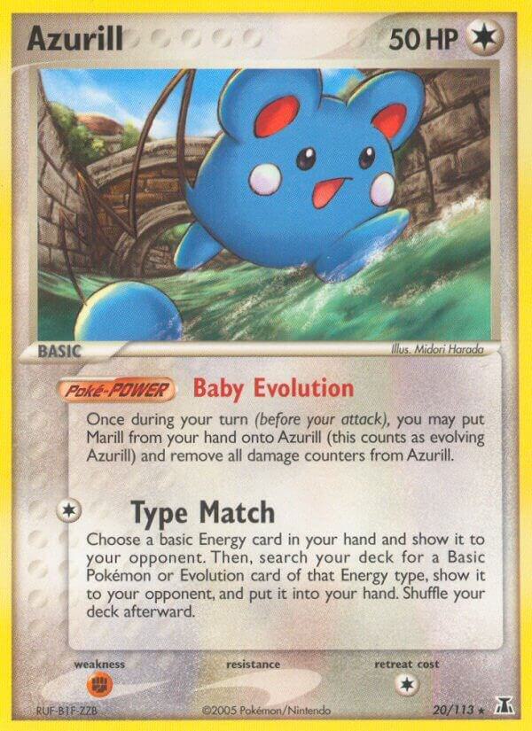 Azurill 20/113 card