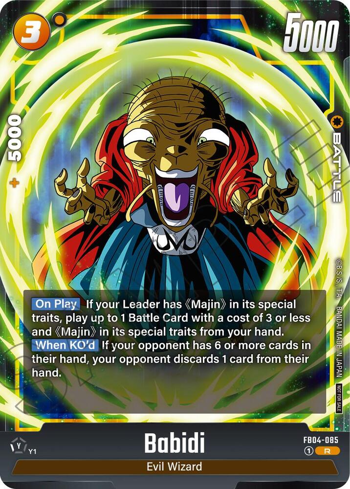Babidi Limited Pack 01 FB04-085