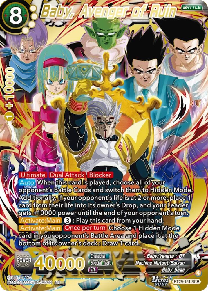 Baby Avenger of Ruin BT29-151 carta