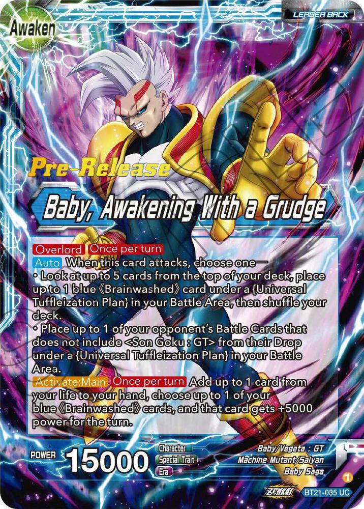 Baby Awakening With a Grudge BT21-035