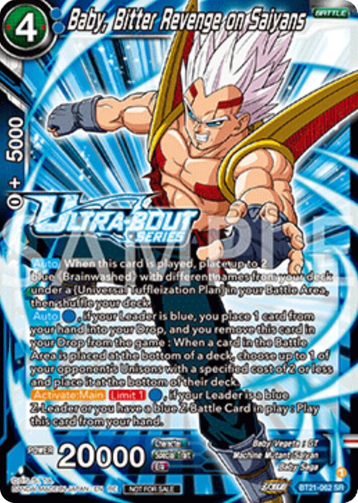 Baby Bitter Revenge on Saiyans Event Pack 17 BT21-062