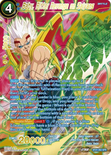 Baby Bitter Revenge on Saiyans SPR BT21-062
