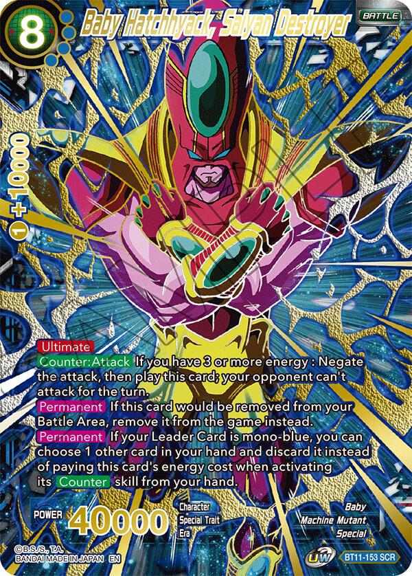 Baby Hatchhyack Saiyan Destroyer SCR BT11-153
