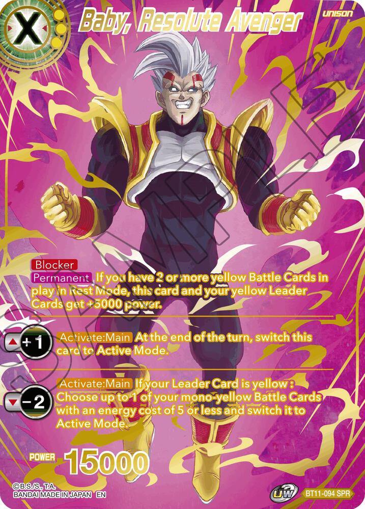 Baby Resolute Avenger SPR BT11-094 card