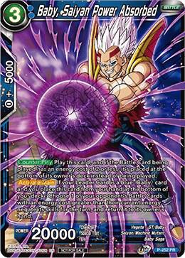 Baby Saiyan Power Absorbed P-252 card