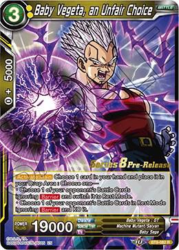 Baby Vegeta an Unfair Choice BT8-082_PR card