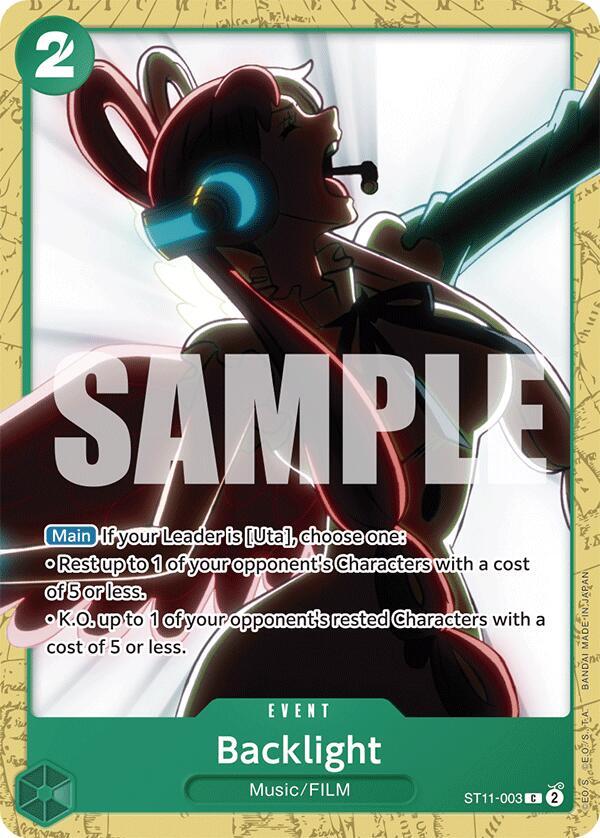 Backlight ST11-003 card