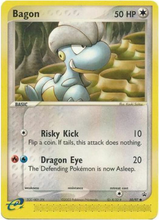 Bagon 50 97 Black Star card