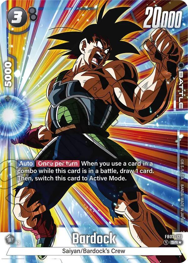 Bardock Alternate Art FB03-121 card