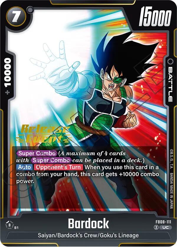 Bardock FB08 111 card