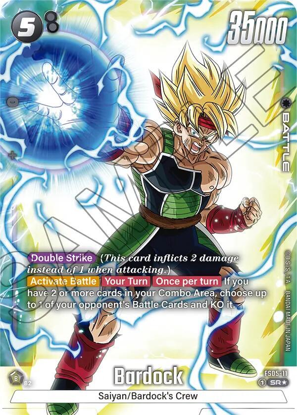 Bardock FS05 11 Bonus Pack Alternate Art card