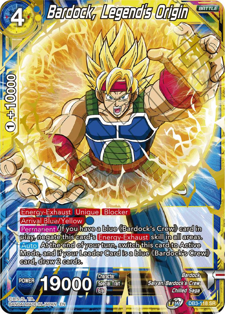 Bardock Legends Origin DB3-118