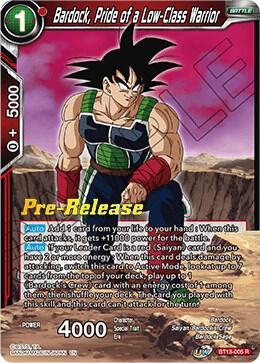 Bardock Pride of a Low Class Warrior BT13-005