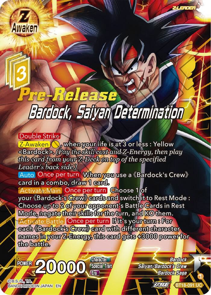 Bardock Saiyan Determination BT18-091