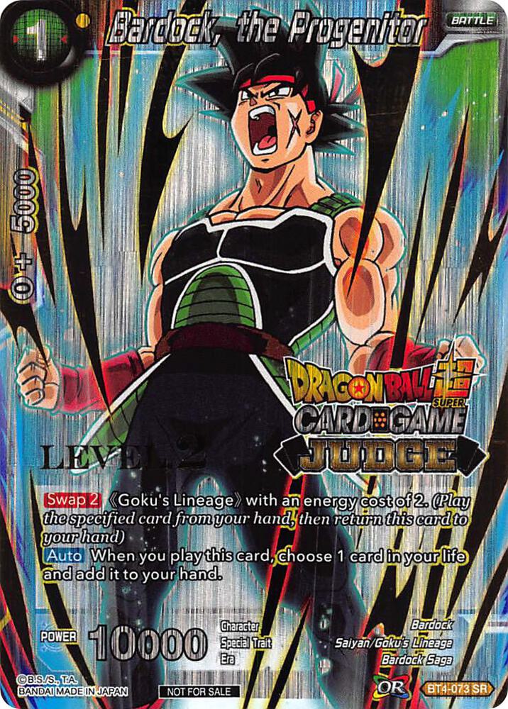 Bardock the Progenitor BT4-073 card