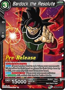 Bardock the Resolute BT10-127 card