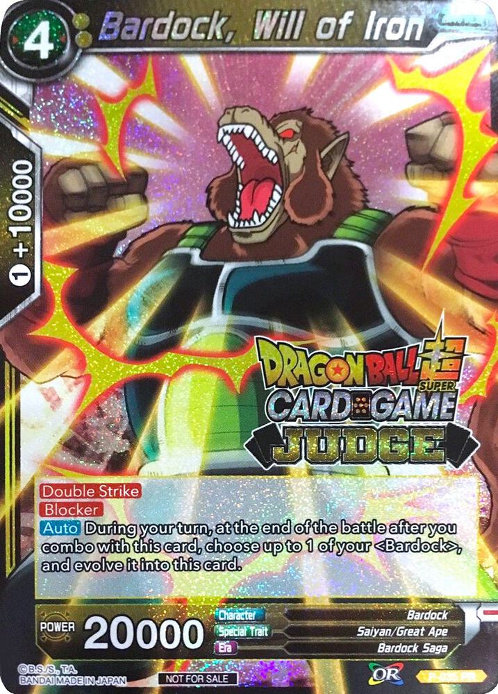 Bardock Will of Iron P-035