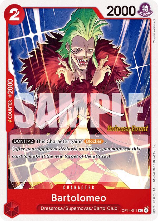 Bartolomeo OP14-011 carta