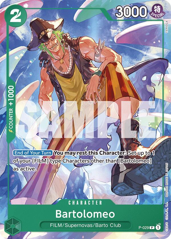 Bartolomeo P-029 card