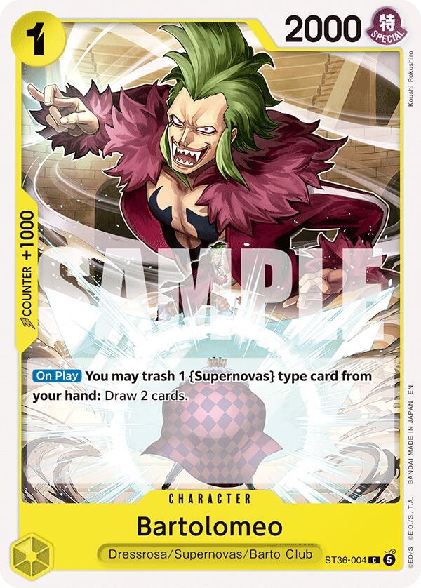 Bartolomeo ST36-004 carta