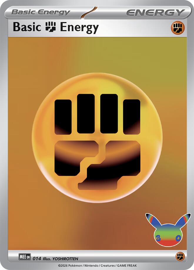 Basic Fighting Energy 014 30th Celebration card