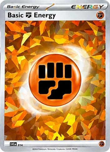Basic Fighting Energy Cracked Ice Holo 014