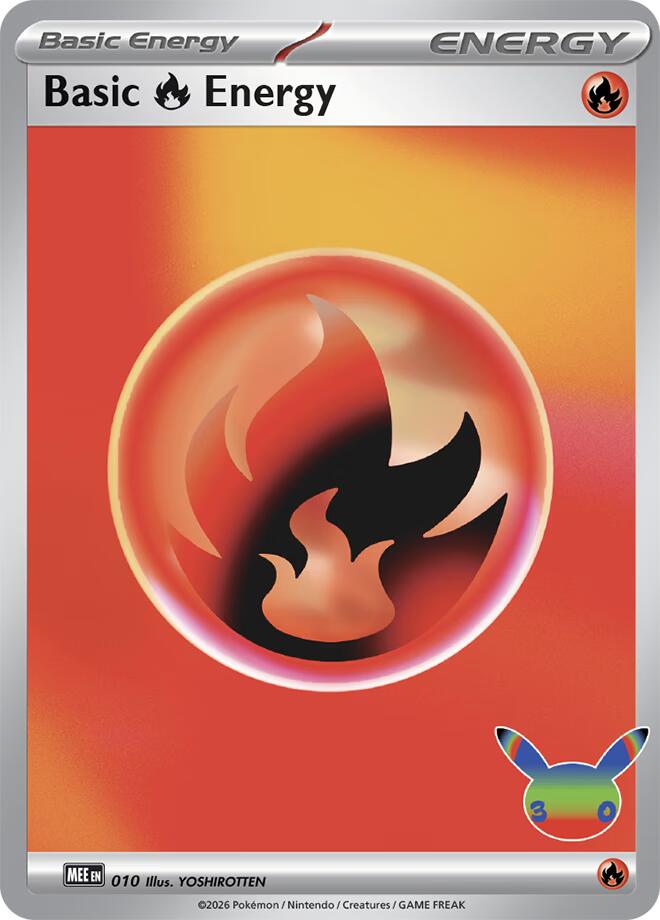Basic Fire Energy 010 30th Celebration carta