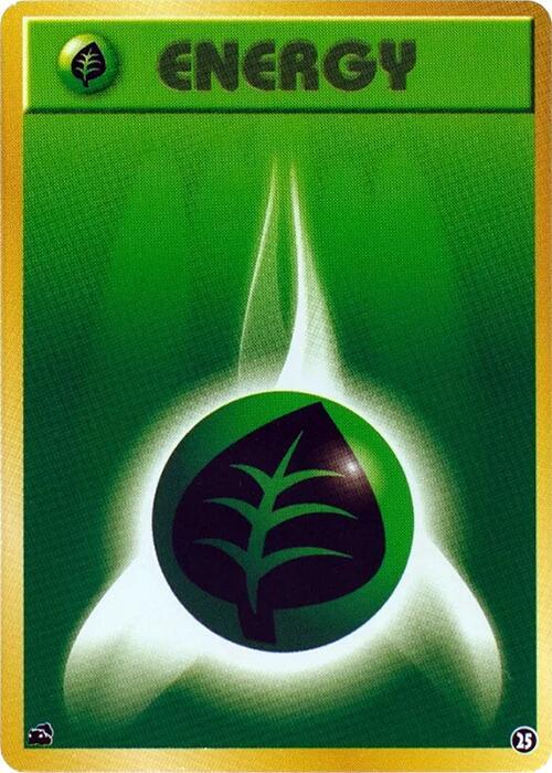 Basic Grass Energy 25 card