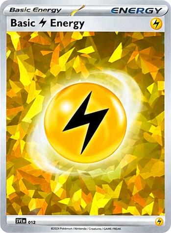 Basic Lightning Energy Cracked Ice Holo 012