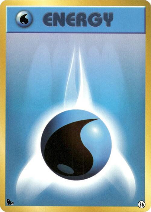Basic Water Energy 36 card