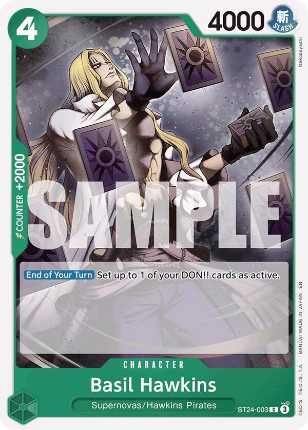 Basil Hawkins ST24-003 card