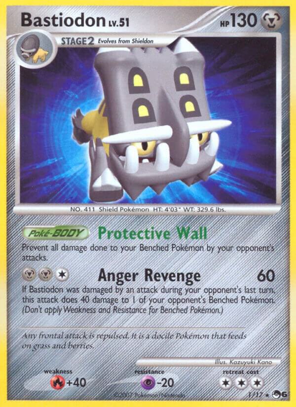 Bastiodon 001/017 card