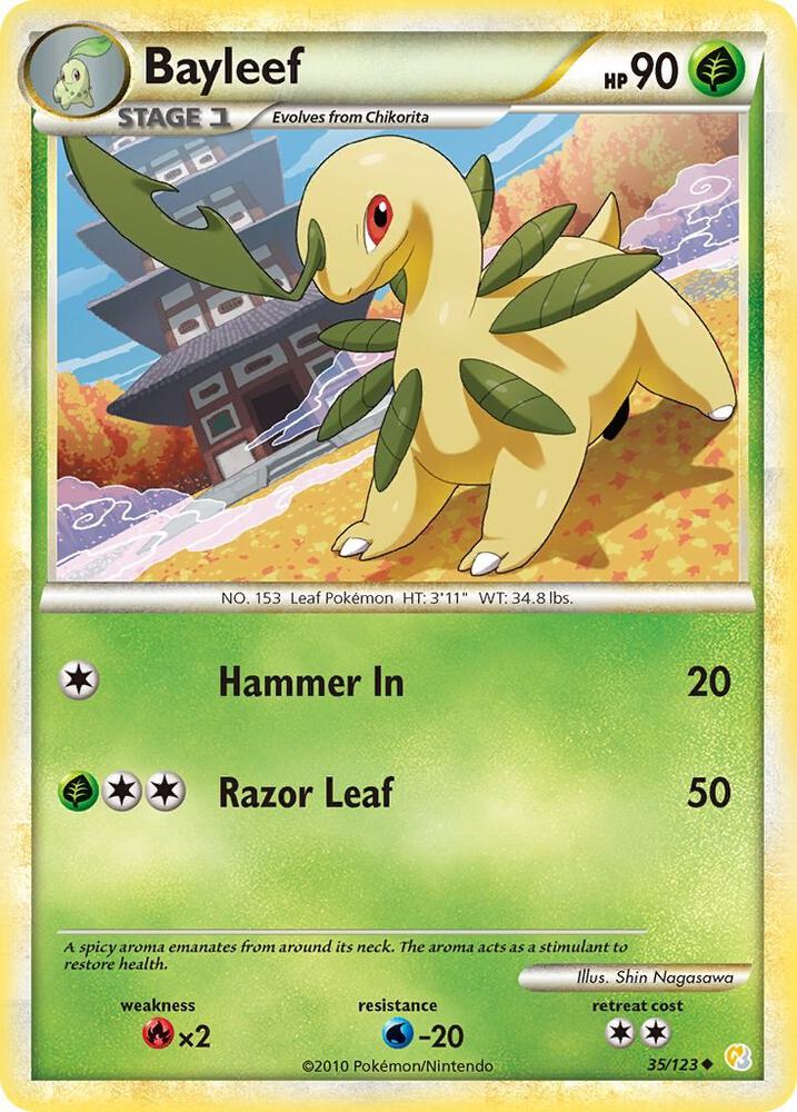 Bayleef 35/123 carta
