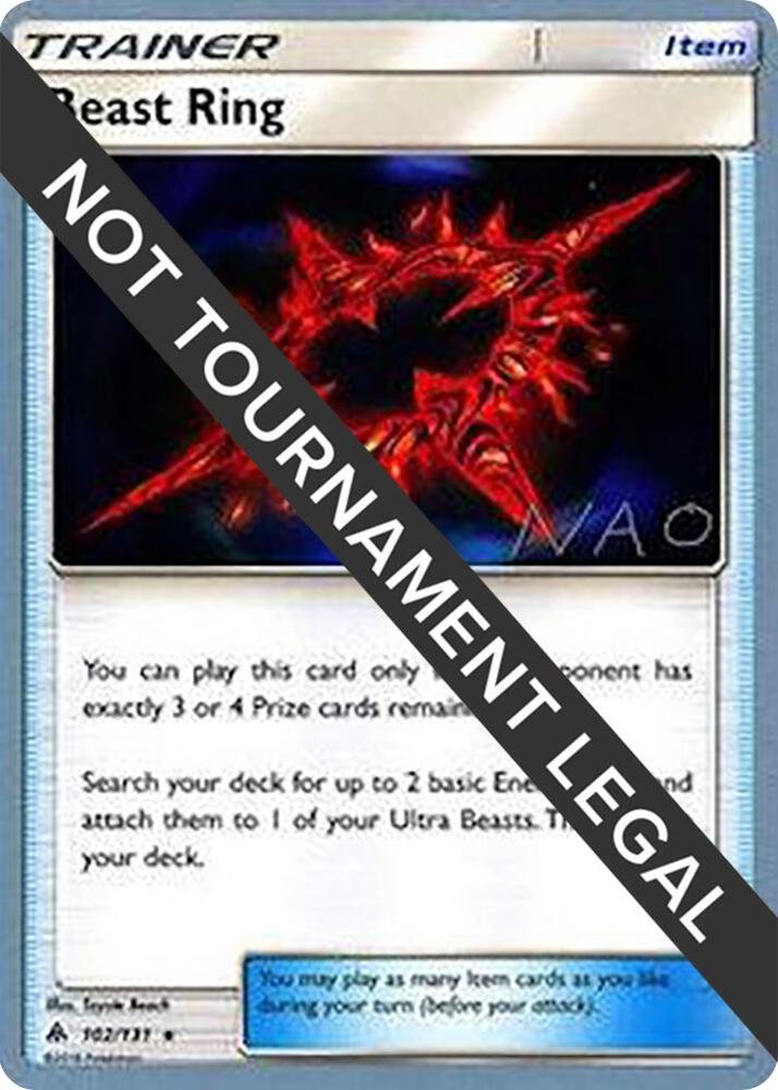 Beast Ring 2018 Naohito Inoue 102/131 card