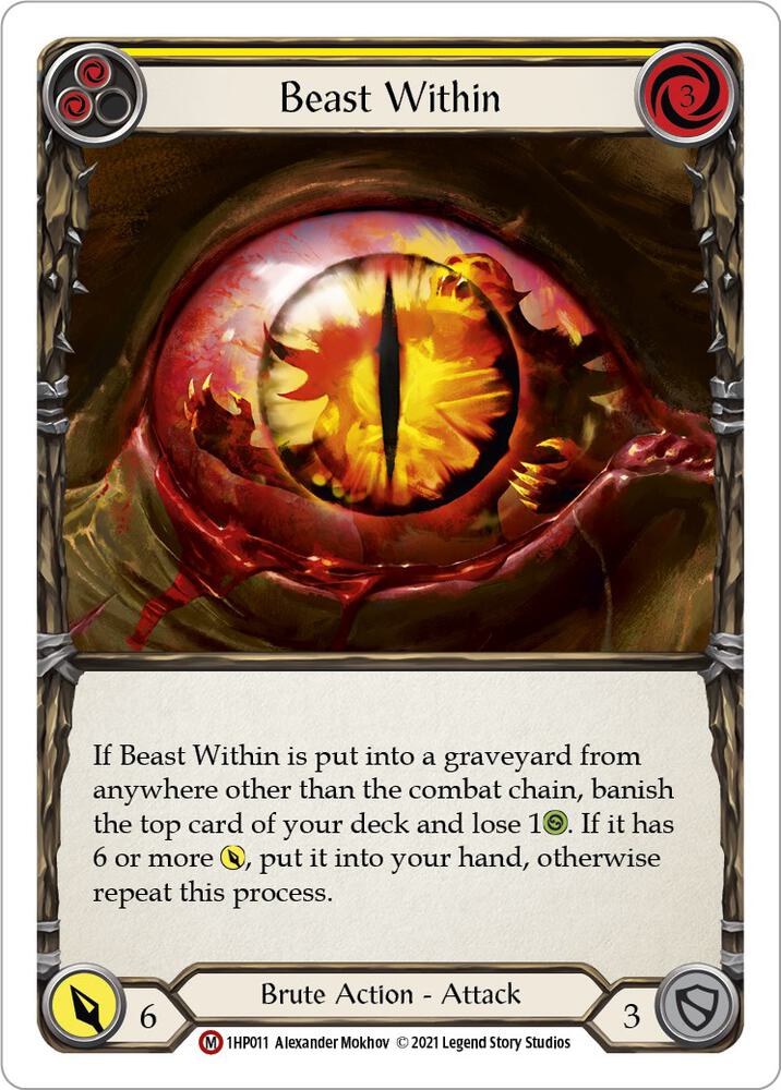 Beast Within 1HP011 card