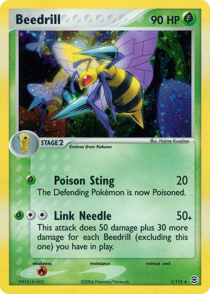 Beedrill 1/112 card