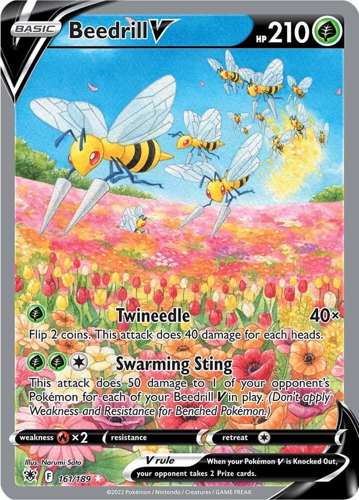 Beedrill V Alternate Full Art 161/189