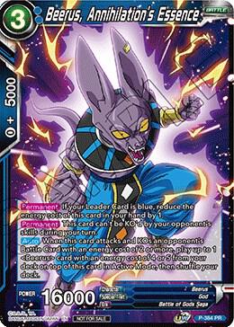 Beerus Annihilations Essence Tournament Pack Vol 8 P-384
