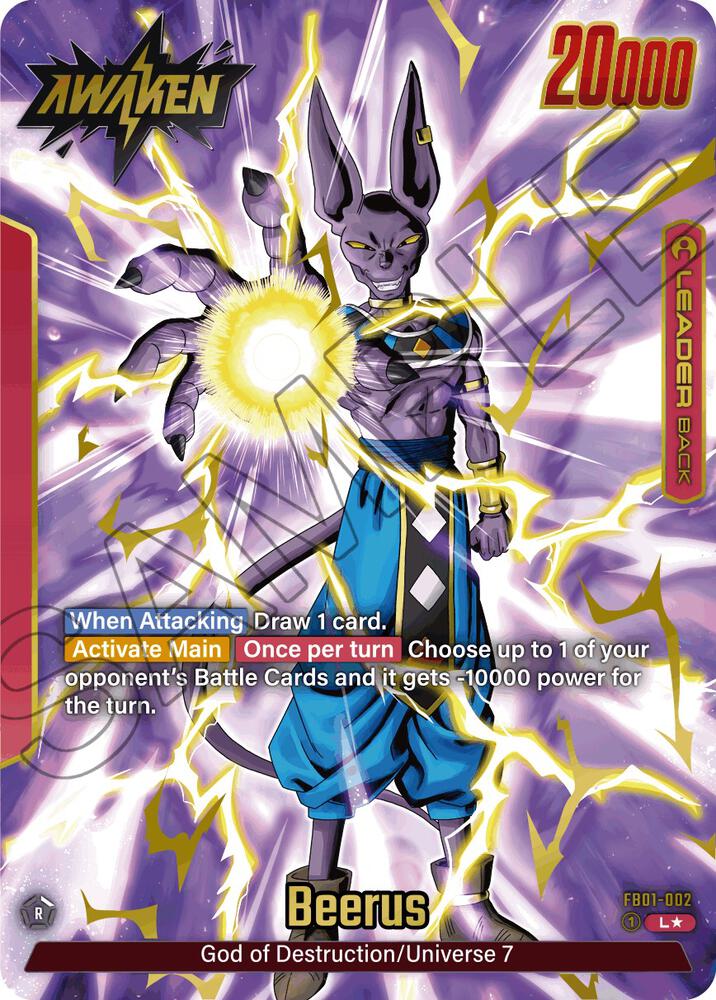 Beerus FB01 002 Alternate Art