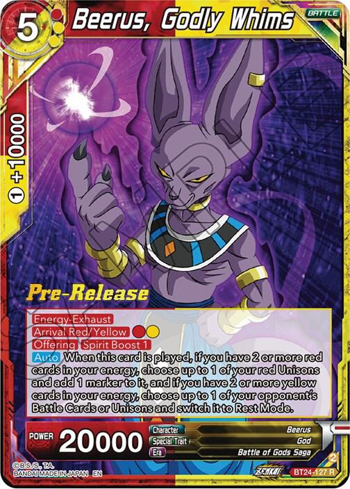 Beerus Godly Whims BT24-127