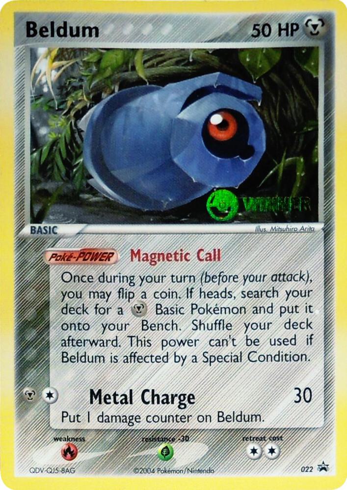 Beldum 022 League Promo Winner card