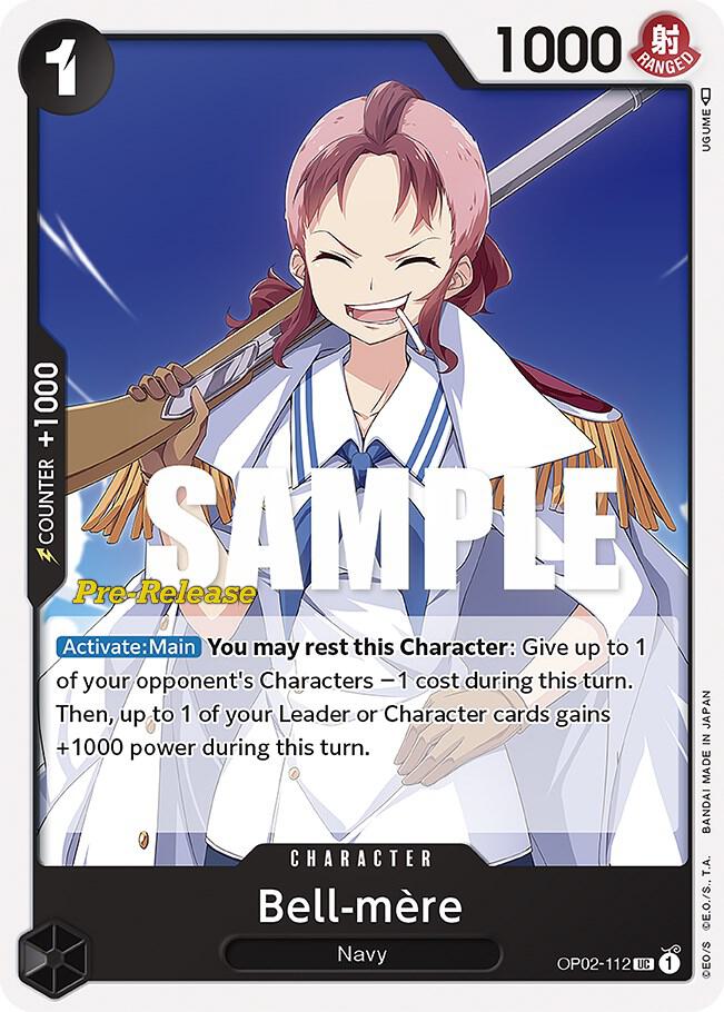 Bell mere OP02-112 card