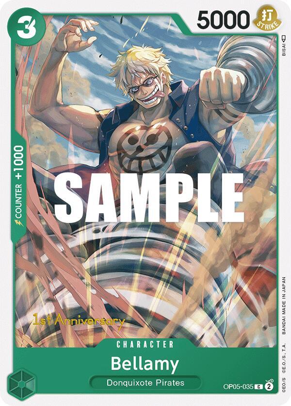 Bellamy OP05-035 card